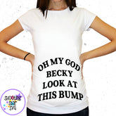 Becky Look at This Bump - Pregnancy SVG - Maternity SVG